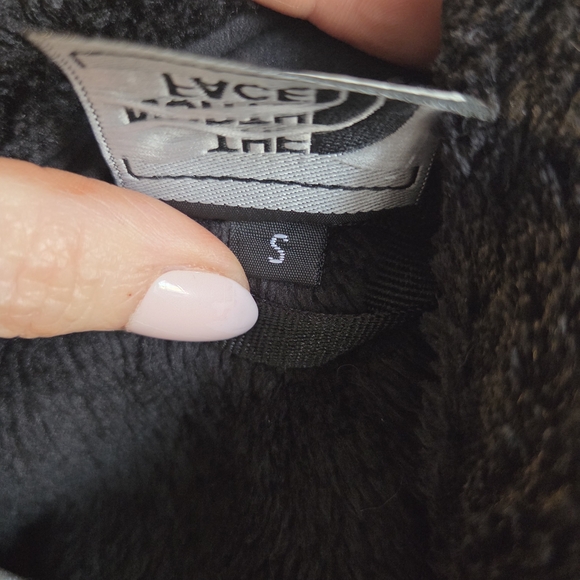 The North Face Black Teddy Jacket with Pink Accents - Picture 9 of 9